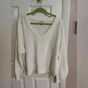 Lucky brand white sweater oversized. Large